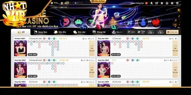 Trải nghiệm độc đá tại on casino nhatvip